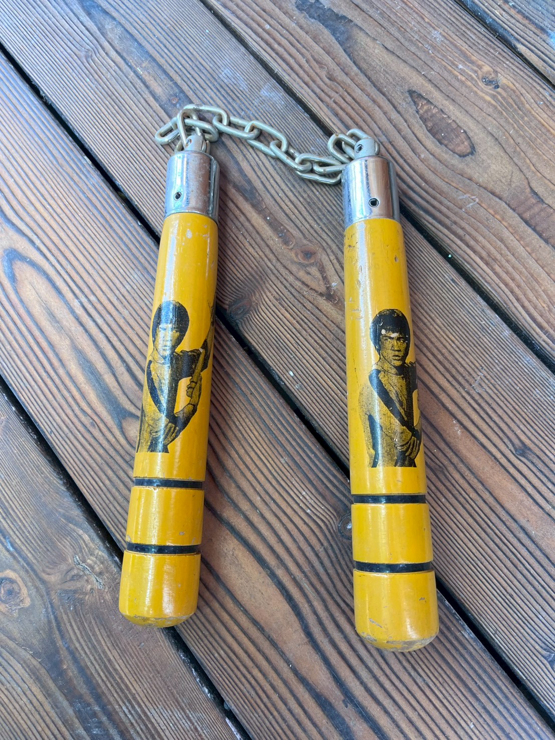 Bruce Lee Nunchaku wood chain